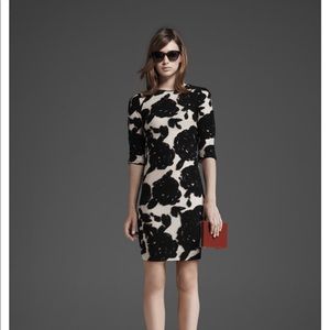 Reiss Lavine Flower Bodycon Dress - New